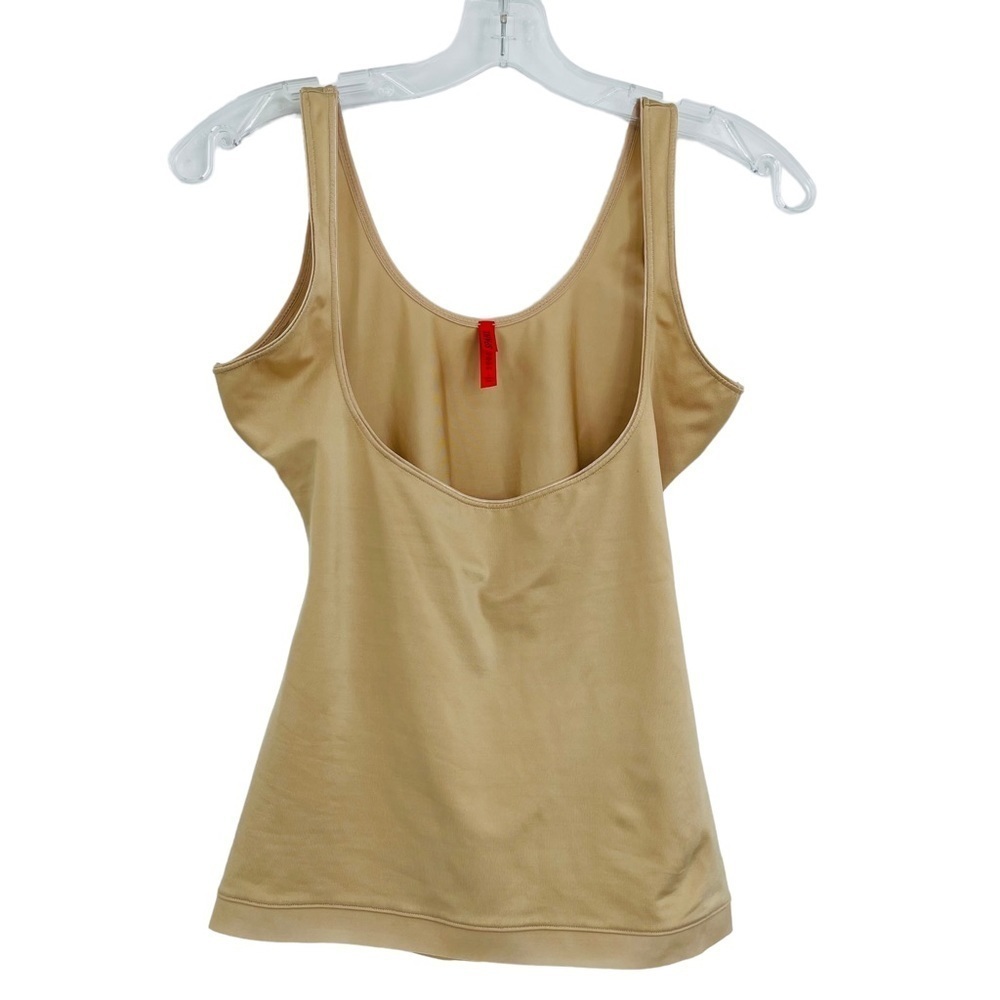 Spank simplicity‎ open bust camisole slimming beige women's size L